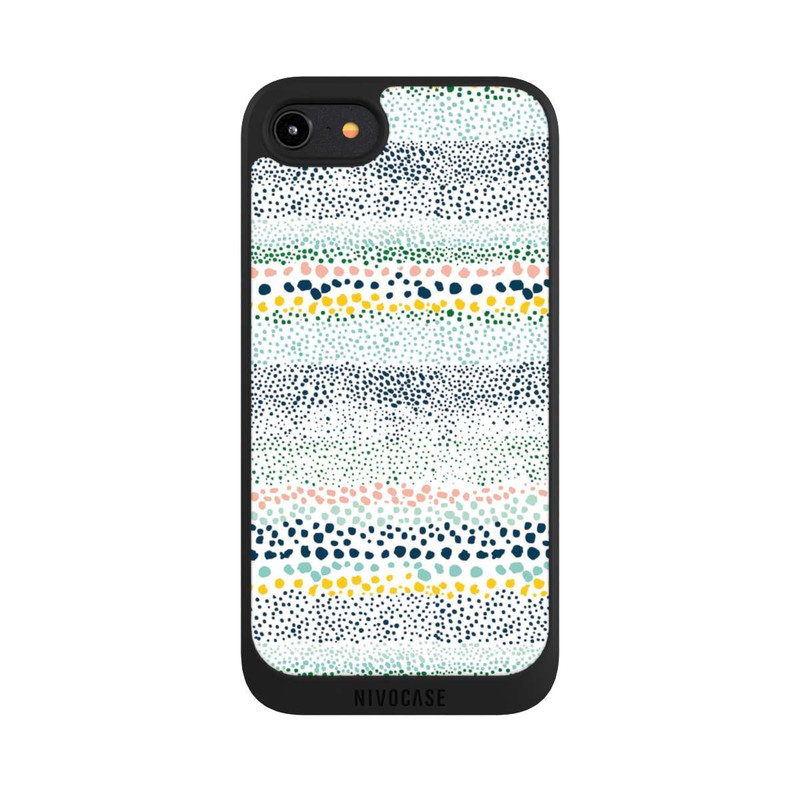 iPhone 8 NIVOpure Petits Points Blanc Texturé