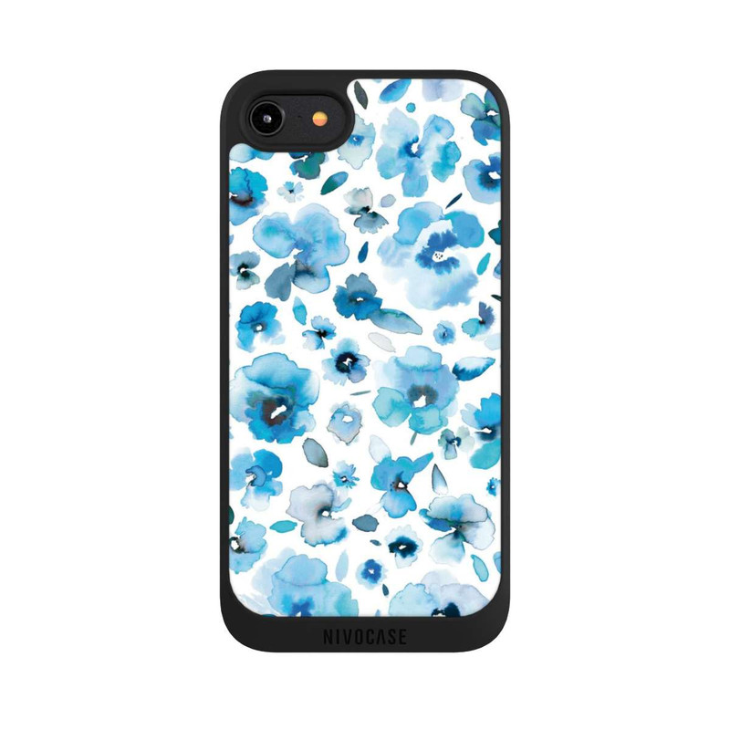 iPhone 8 NIVOpure Blue Tropical Flowers