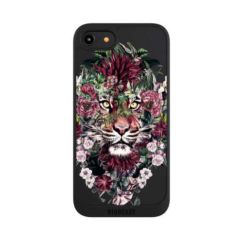 Apple iPhone 8 NIVOpure Floraler Tiger ohne Hintergrund