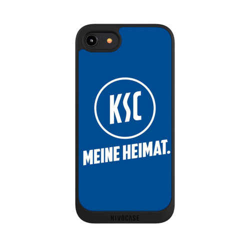 Apple iPhone 8 NIVOpure Meine Heimat - KSC Blau