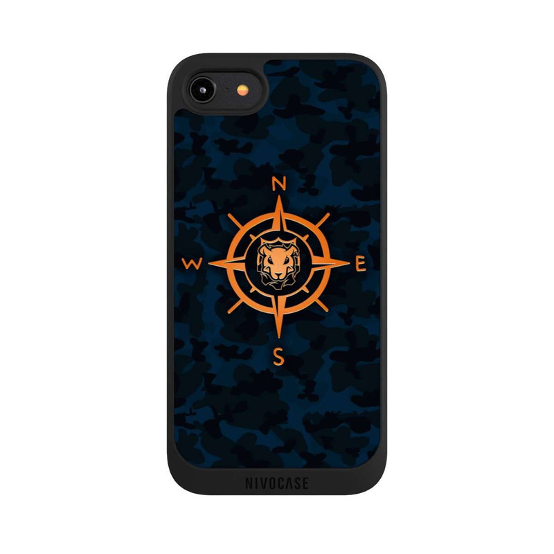 iPhone 8 NIVOpure Kompass Camo Blau