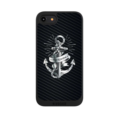 Apple iPhone 8 NIVOpure Geisteskrank Anker Carbon