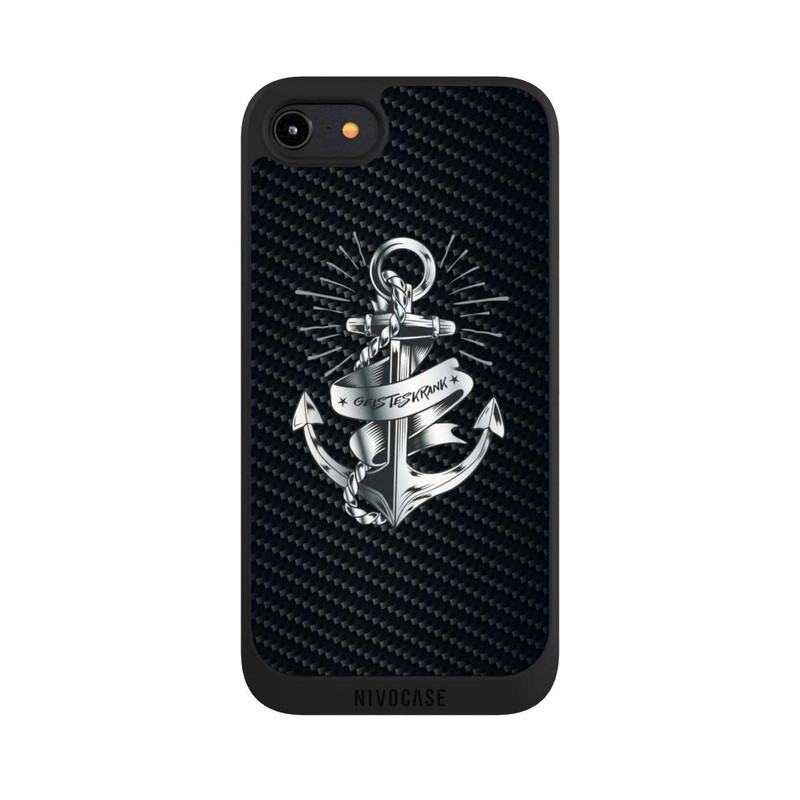 iPhone 8 NIVOpure Geisteskrank Anker Carbon