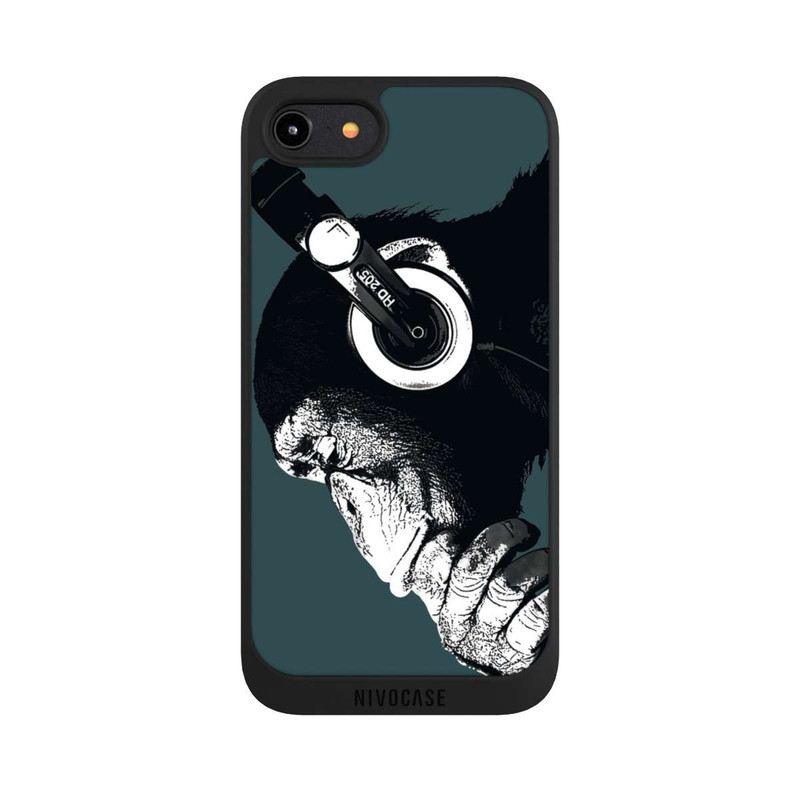iPhone 8 NIVOpure Denkender Affe Blau