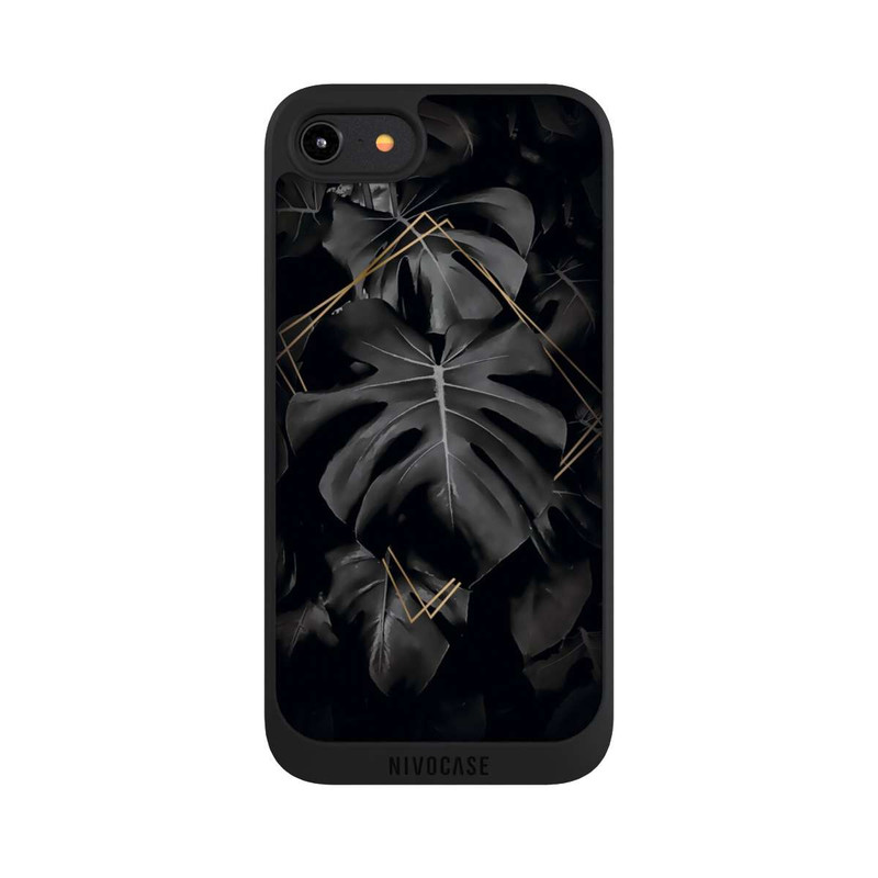 iPhone 8 NIVOpure Feuilles noires