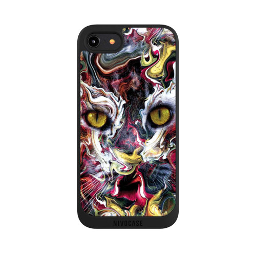Apple iPhone 8 NIVOpure Katze Abstrakt