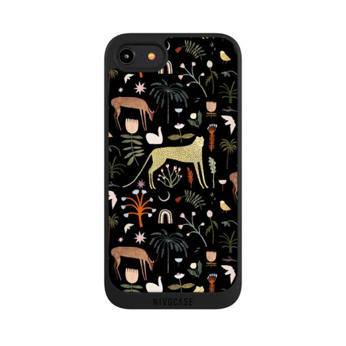 Apple iPhone 8 NIVOpure Wild garden letters by Léa Le Pivert