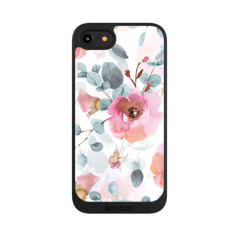 iPhone 8 NIVOpure Aquarell Blumentapete