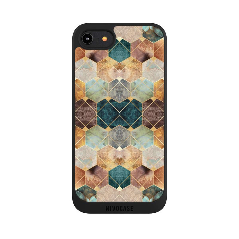 iPhone 8 NIVOpure Hexagones et diamants naturels