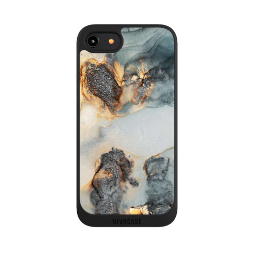 Apple iPhone 8 NIVOpure Flutwellen Golddruck