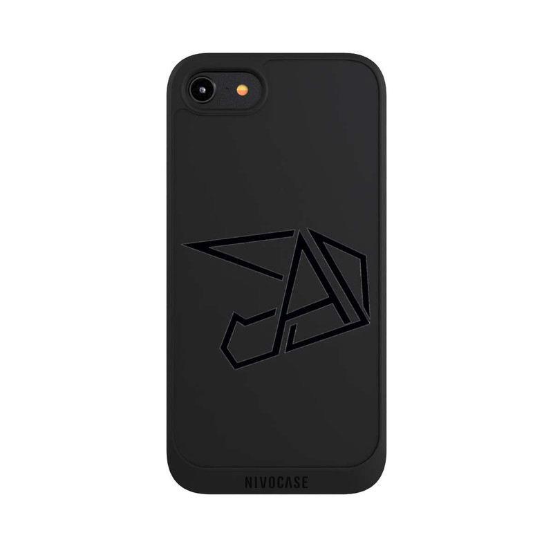 iPhone 8 NIVOpure Logo schwarz transparent