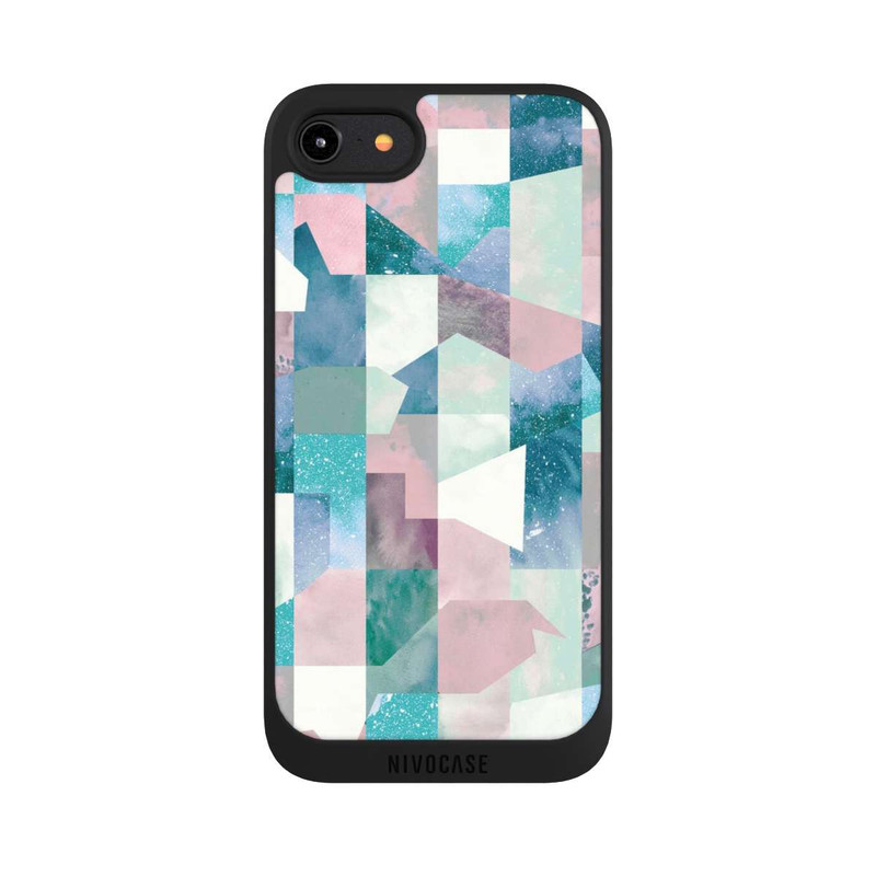 iPhone 8 NIVOpure Collage Textur Pastell
