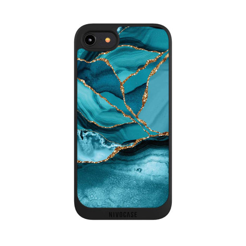 Apple iPhone 8 NIVOpure Ice Blue Marble Landscape