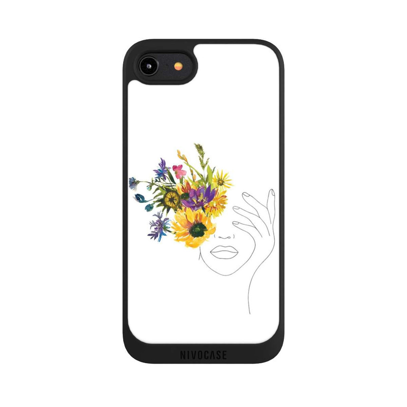 iPhone 8 NIVOpure Line Art Tournesols femme