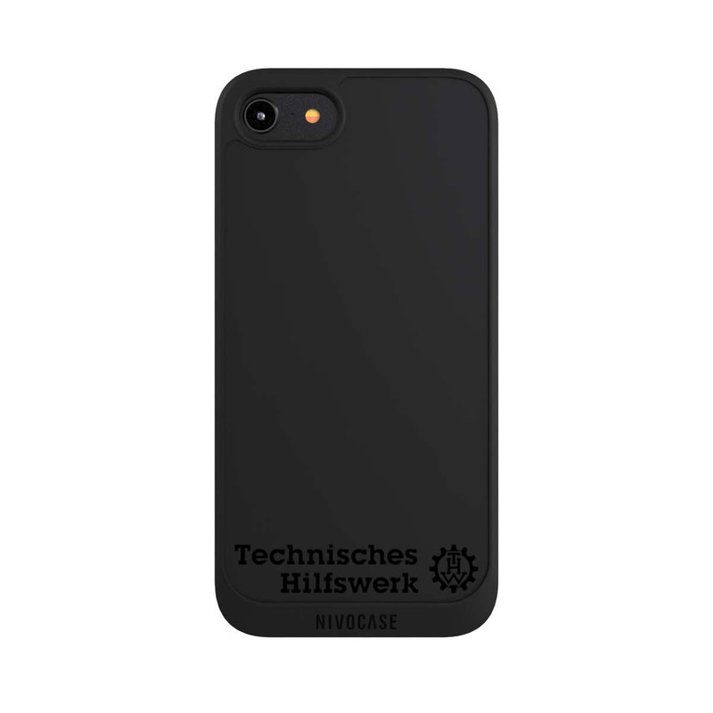 iPhone 8 NIVOpure Technisches Hilfswerk Logo