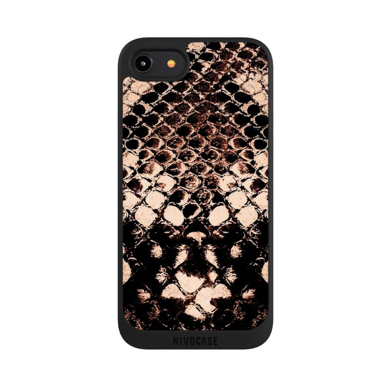 iPhone 8 NIVOpure Rose gold snake print