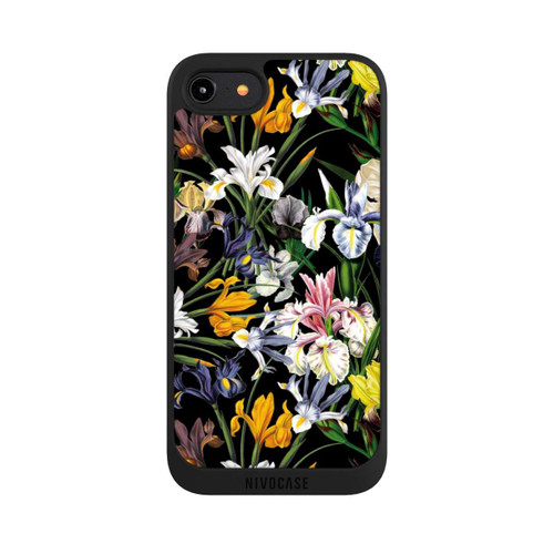 Apple iPhone 8 NIVOpure Dunkle Wildblumentapete