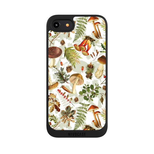 Apple iPhone 8 NIVOpure Pilzmuster Weiß