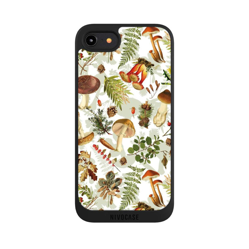 iPhone 8 NIVOpure Mushroom Pattern White