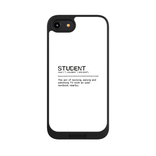 Apple iPhone 8 NIVOpure Zitat Student (Englisch)