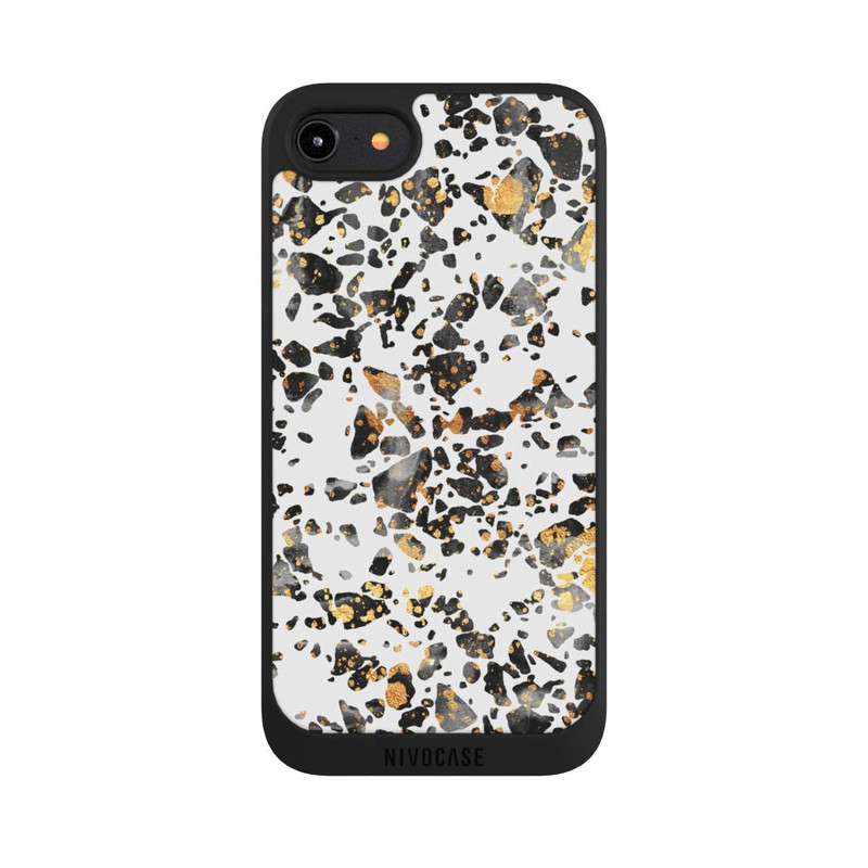 iPhone 8 NIVOpure Gold Speckled Terrazzo