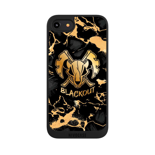Apple iPhone 8 NIVOpure Marble Gold Logo