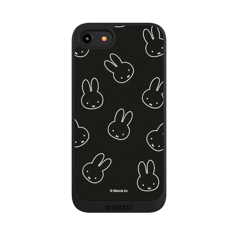 iPhone 8 NIVOpure Miffy Muster Schwarz