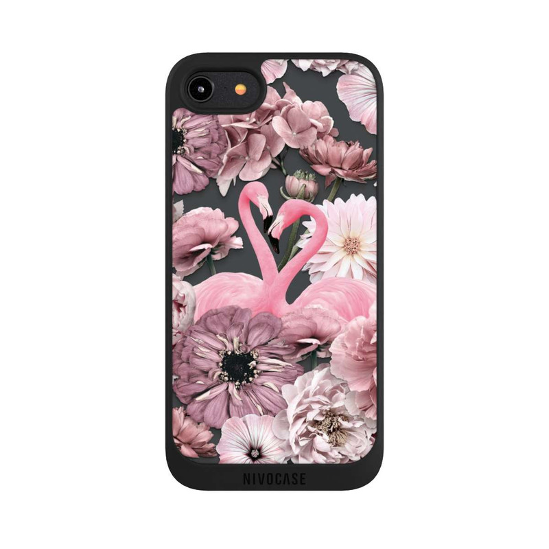 iPhone 8 NIVOpure Flamingos in Blumen Muster