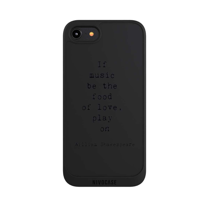iPhone 8 NIVOpure Shakespeare Music Food Transparent