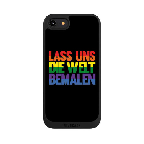 Apple iPhone 8 NIVOpure Lass uns die Welt Bemalen