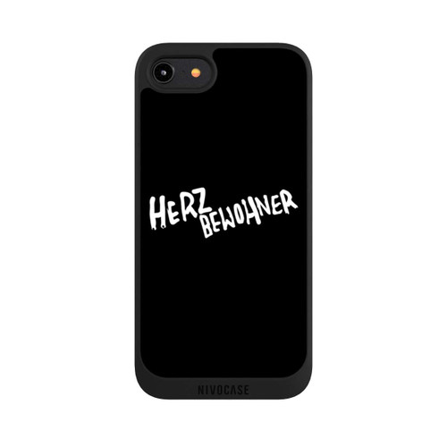 Apple iPhone 8 NIVOpure Herzbewohner Schwarz