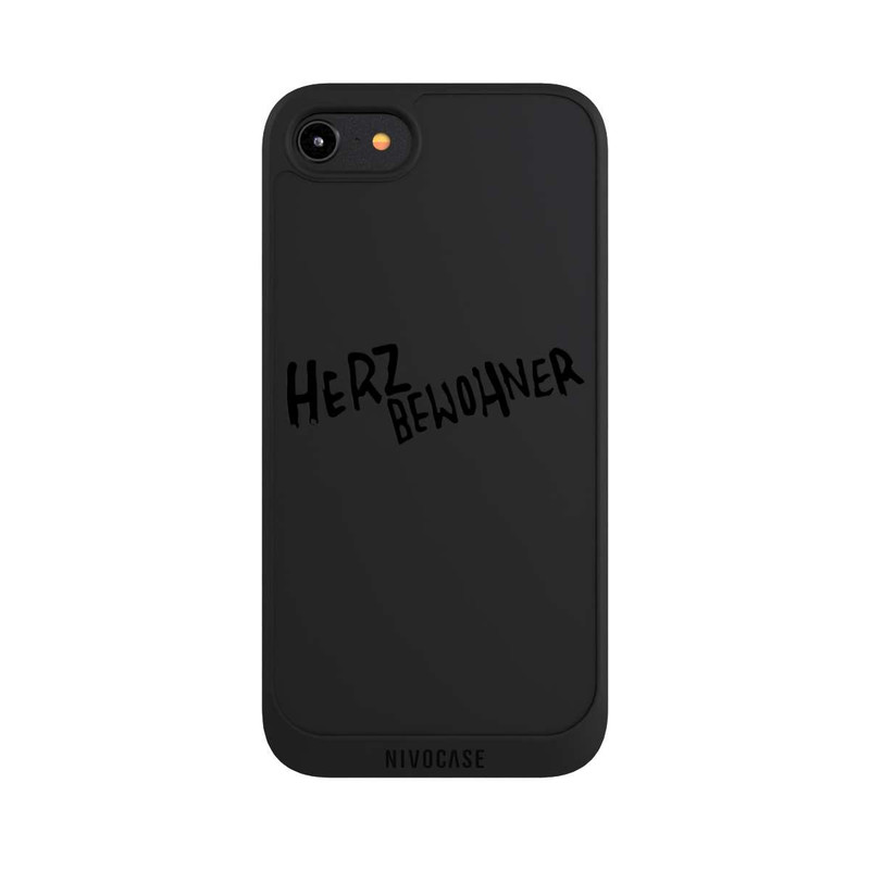 iPhone 8 NIVOpure Herzbewohner Weiß Transparent