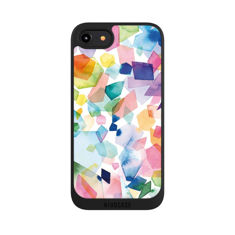 iPhone 8 NIVOpure Bunte Aquarelledelsteine ​​und Diamanten