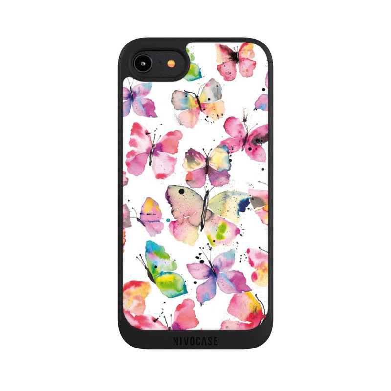 iPhone 8 NIVOpure Papillons de printemps aquarelle