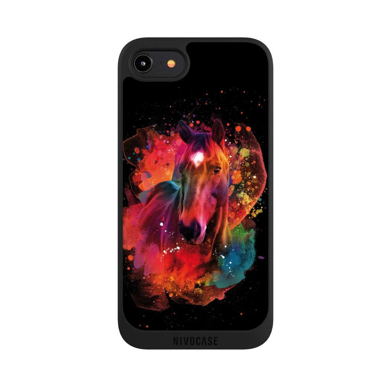 iPhone 8 NIVOpure Pferd Colorful Sprayart
