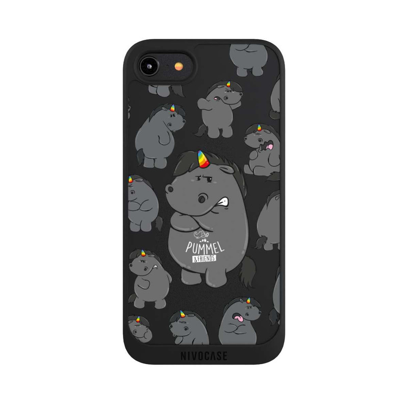iPhone 8 NIVOpure Grummel Allover Transparent
