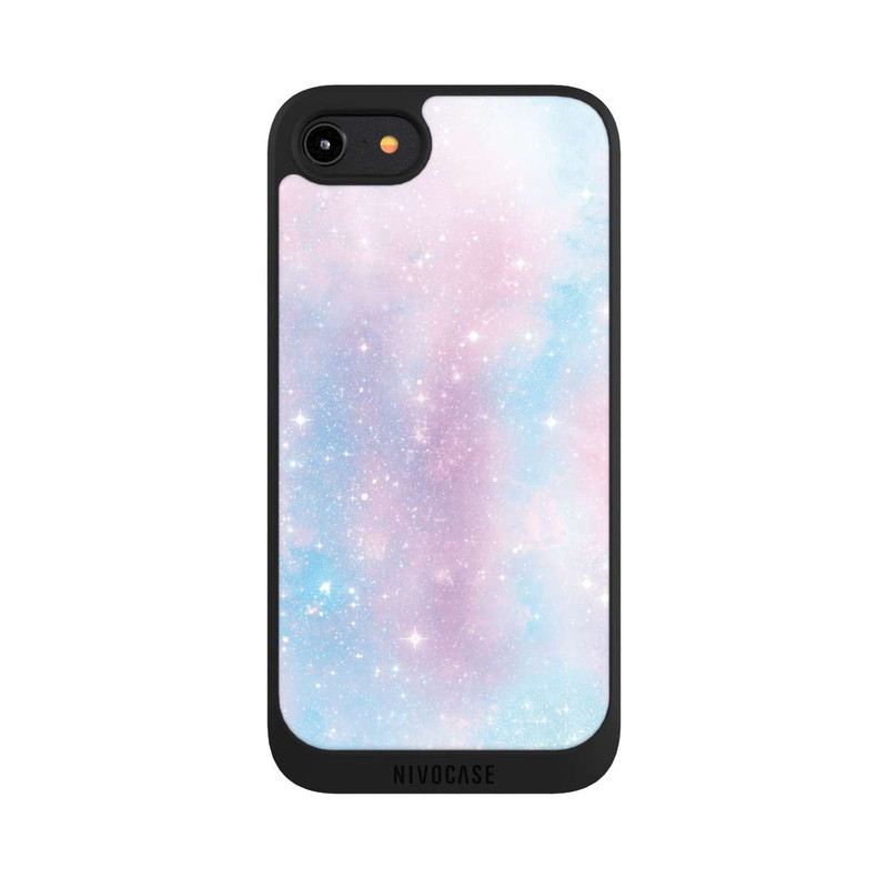 iPhone 8 NIVOpure Galaxie rose-bleue