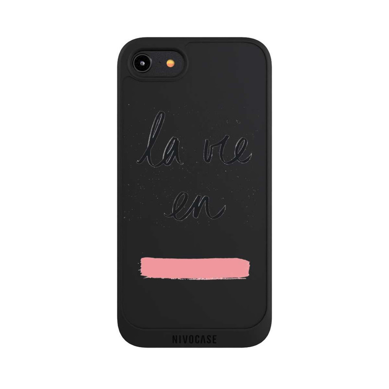 iPhone 8 NIVOpure La vie en Pink Transparent