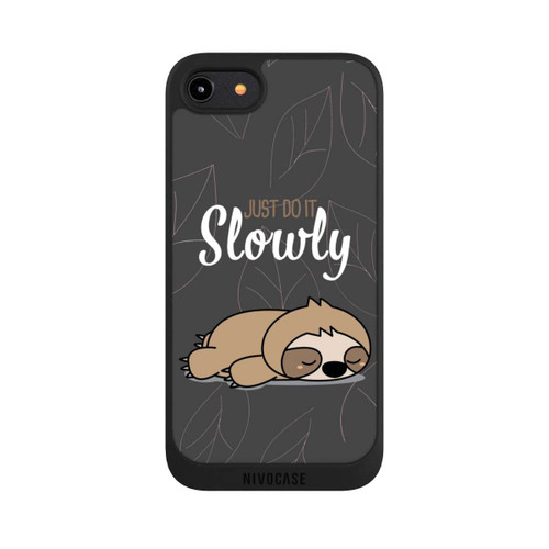 Apple iPhone 8 NIVOpure Just Do It Slowly Sloth Grey