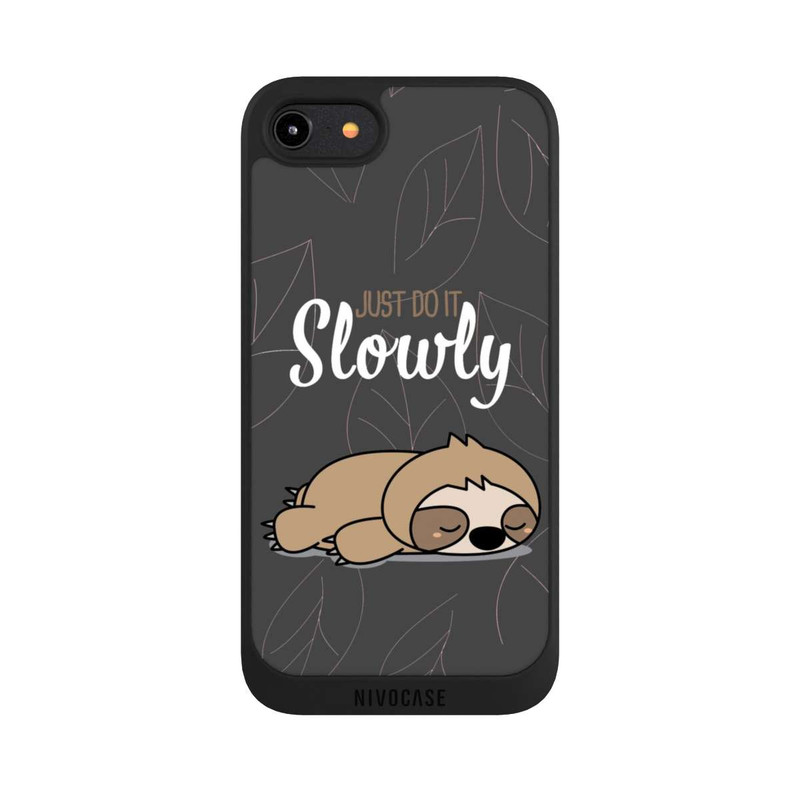 iPhone 8 NIVOpure Just Do It Slowly Sloth Grey