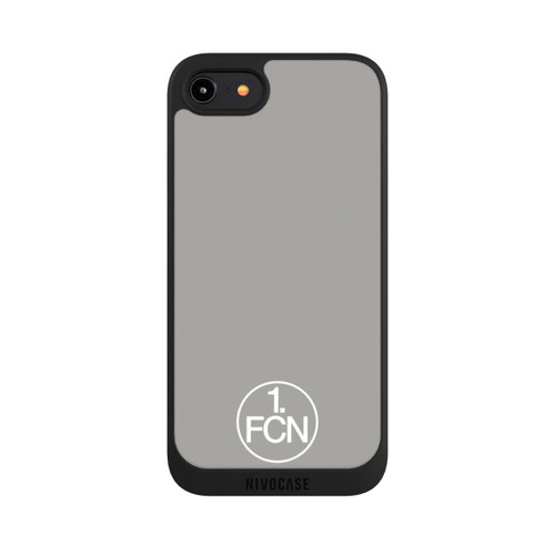 Apple iPhone 8 NIVOpure Logo Grau 