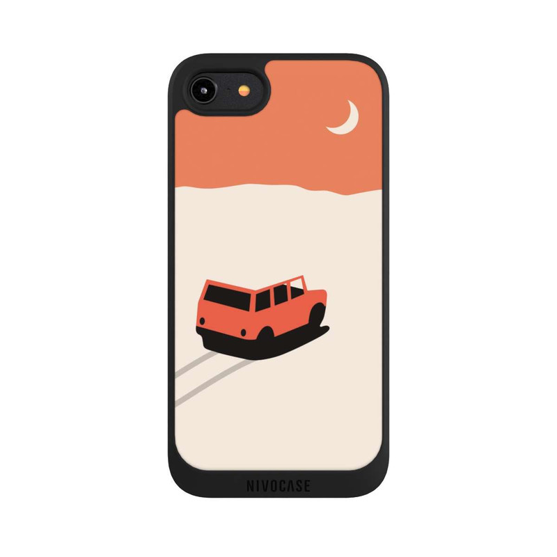 iPhone 8 NIVOpure Auto in der Wüste