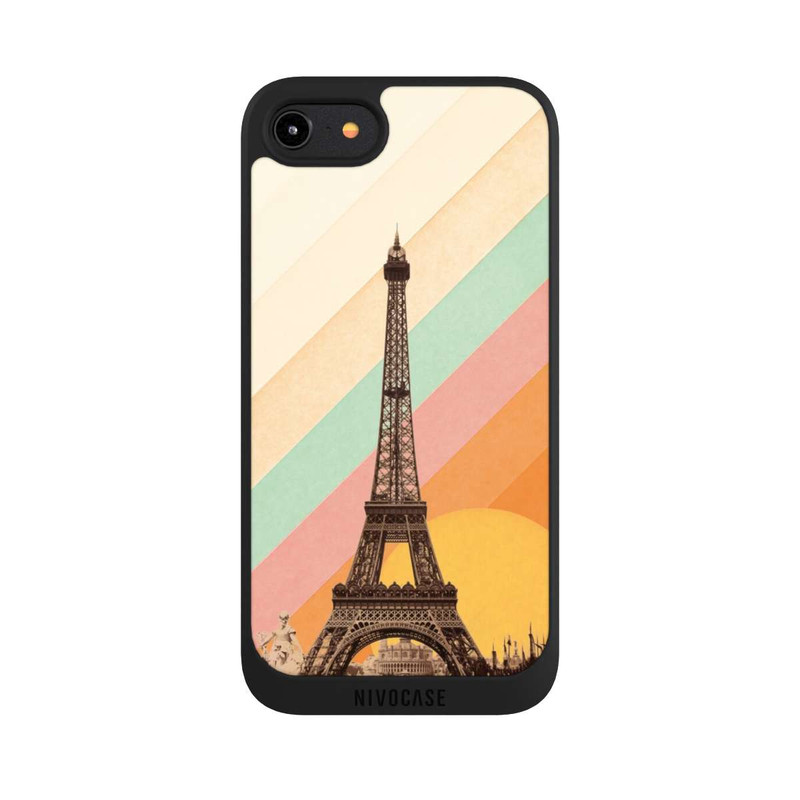 iPhone 8 NIVOpure Eiffel Tower Rainbow