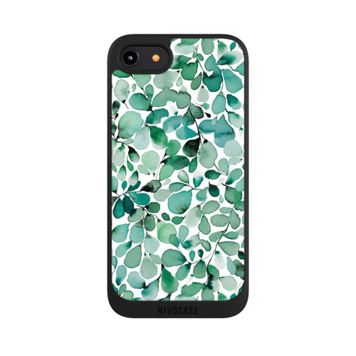 Apple iPhone 8 NIVOpure Watercolor Pattern Leaffy Leaves