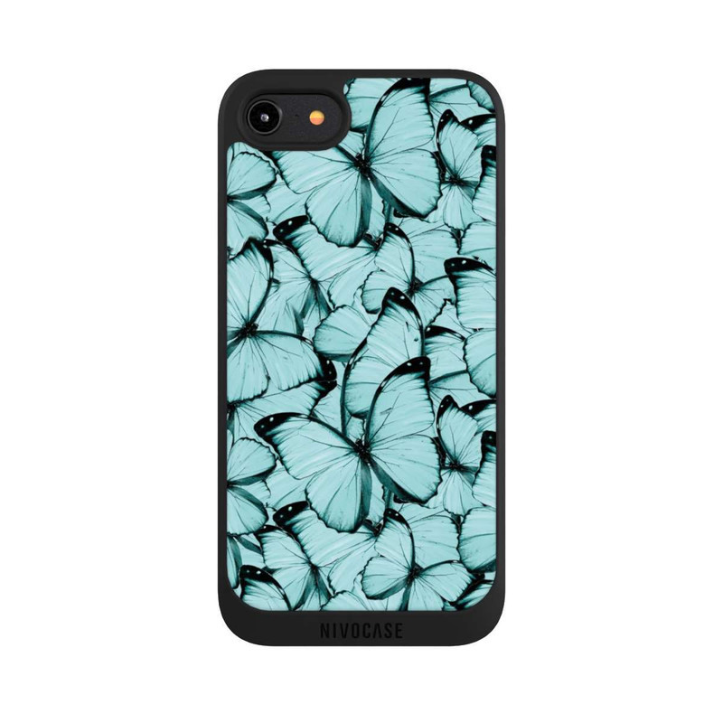 iPhone 8 NIVOpure Teal Butterflies