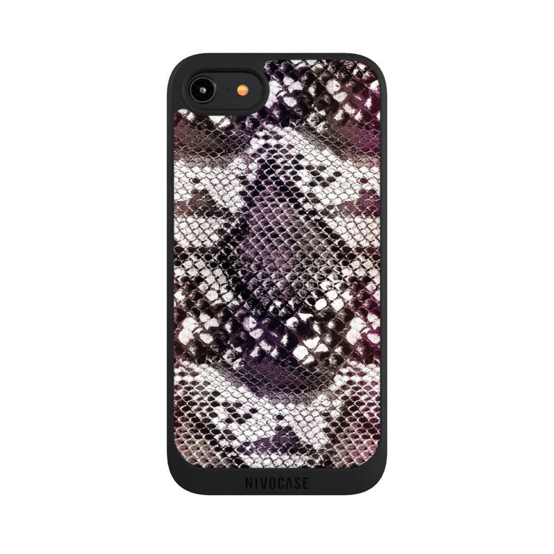 iPhone 8 NIVOpure motif en peau de serpent