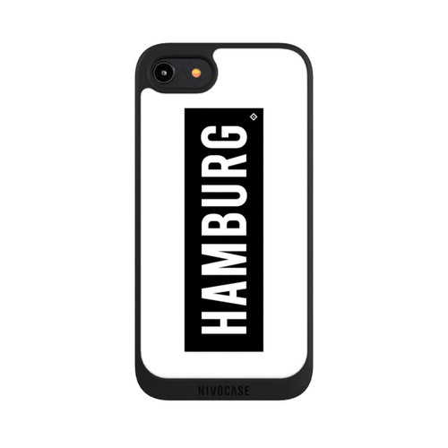 Apple iPhone 8 NIVOpure HSV Hamburg Schwarz Weiss