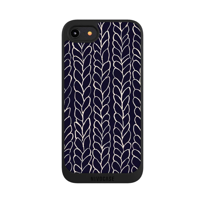 iPhone 8 NIVOpure Tresses En Laine Dessins Marine