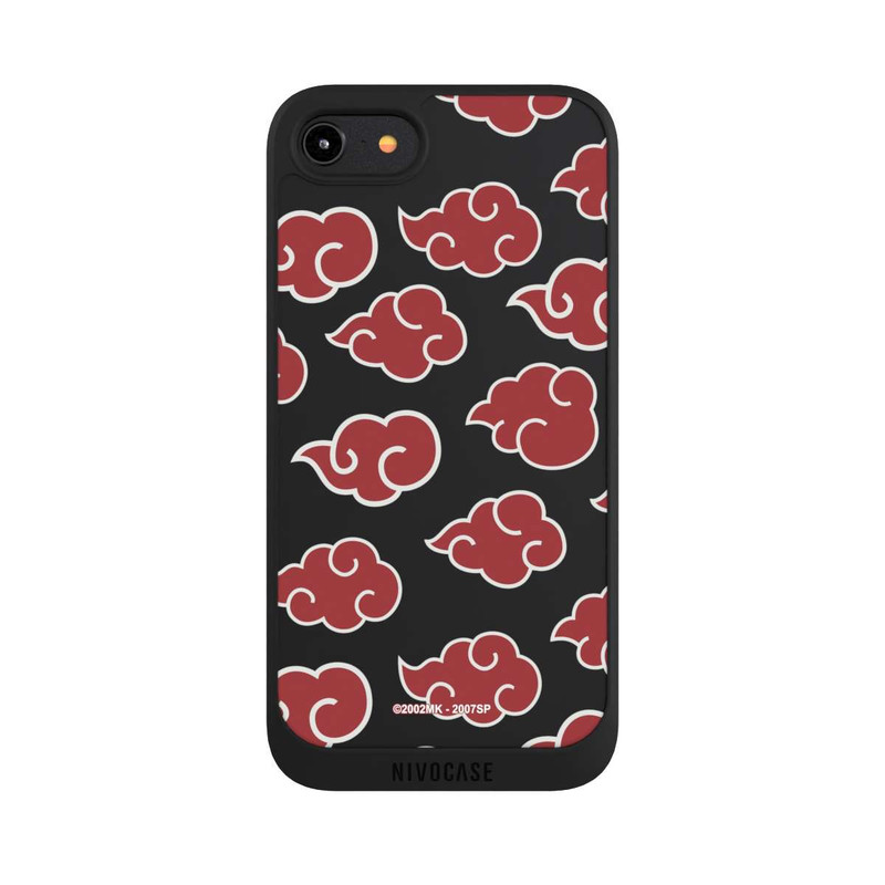 iPhone 8 NIVOpure Akatsuki Pattern Transparent