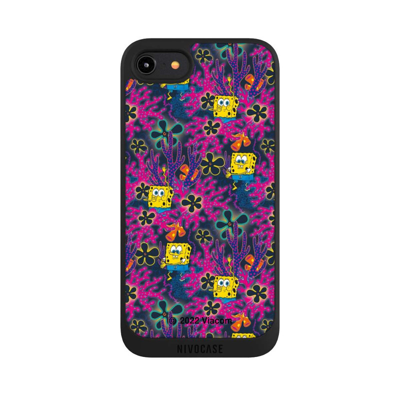iPhone 8 NIVOpure Spongebob - Coral Muster